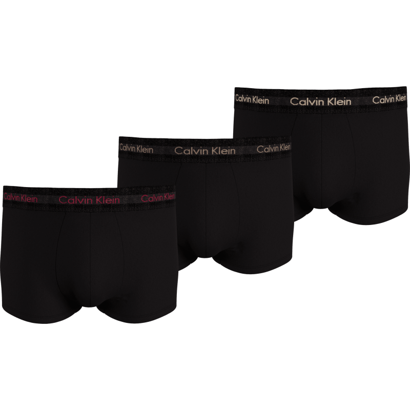 Calvin Klein Men s Cotton Stretch Boxers 3 Pack Colorful Logo