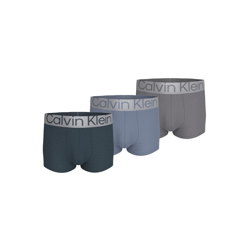 Calvin Klein Men s Cotton Boxer s 3 Pack Silver Rubbers