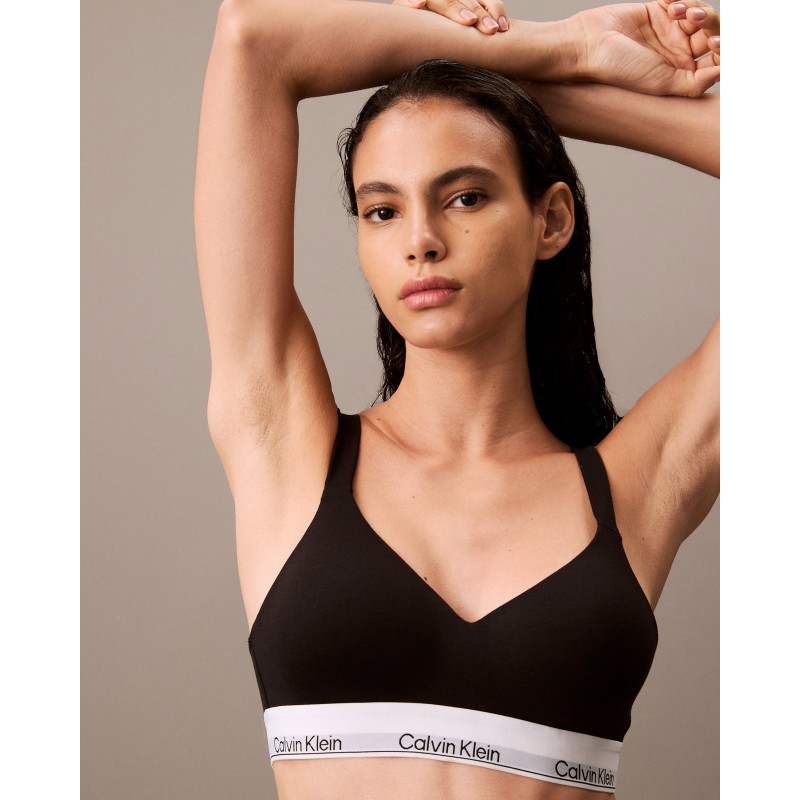 Calvin Klein Γυναικείο Bralette Μπουστάκι Cotton & Modal Με Ελαφριά Επένδυση