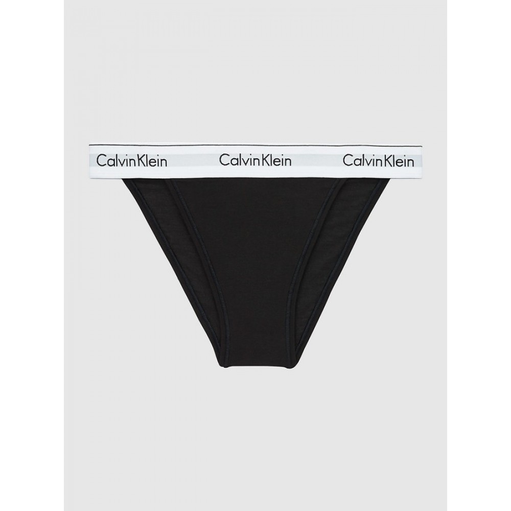 Calvin Klein Γυναικείο Hight Leg Tanga Βαμβάκι - Μοντάλ Με Φαρδύ Λάστιχο