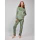 Gisela Women s Velour Pajamas Tweety All Over