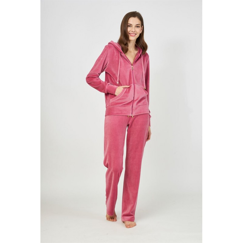 Harmony Women s Zip Up Velvet Tracksuit