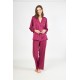 Harmony Women s Satin Buttoned Pajamas