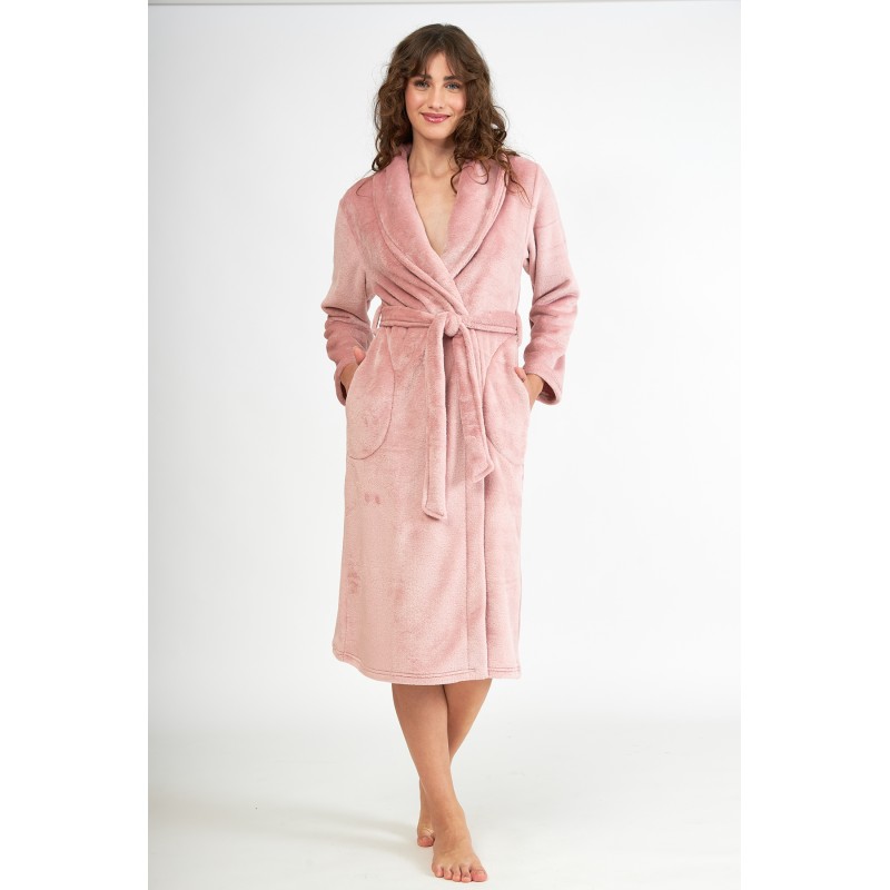 Harmony Women s Fleece Long Robe With Belt 110 cm