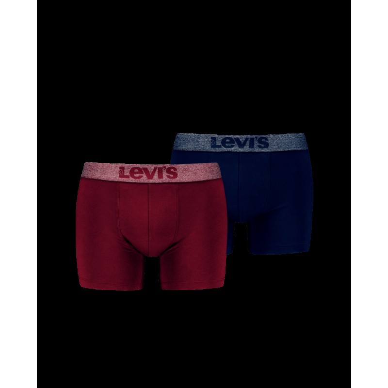 Levis Men s Cotton Boxers 2 Pack Chocolate Combo