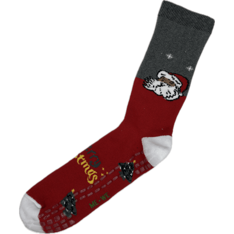 Me We Men s Christmas Slipper Socks Variations Of Designs