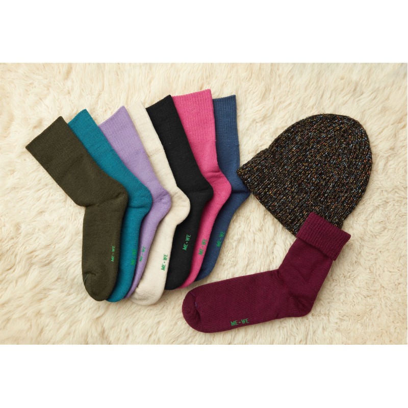 Me We Women s Wool Thick Socks Fashion Colors