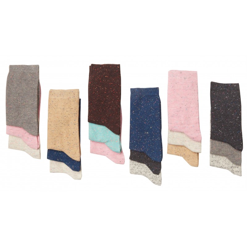 Me We Women s Cotton Socks One Color With Spots 3 Pack