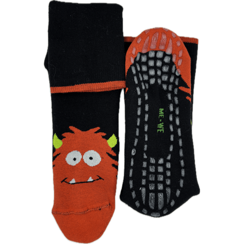 Me We Women s Slipper - Socks Little Monster Design