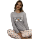 Ruyam Women s Cotton Printed Long Sleeved Pajamas