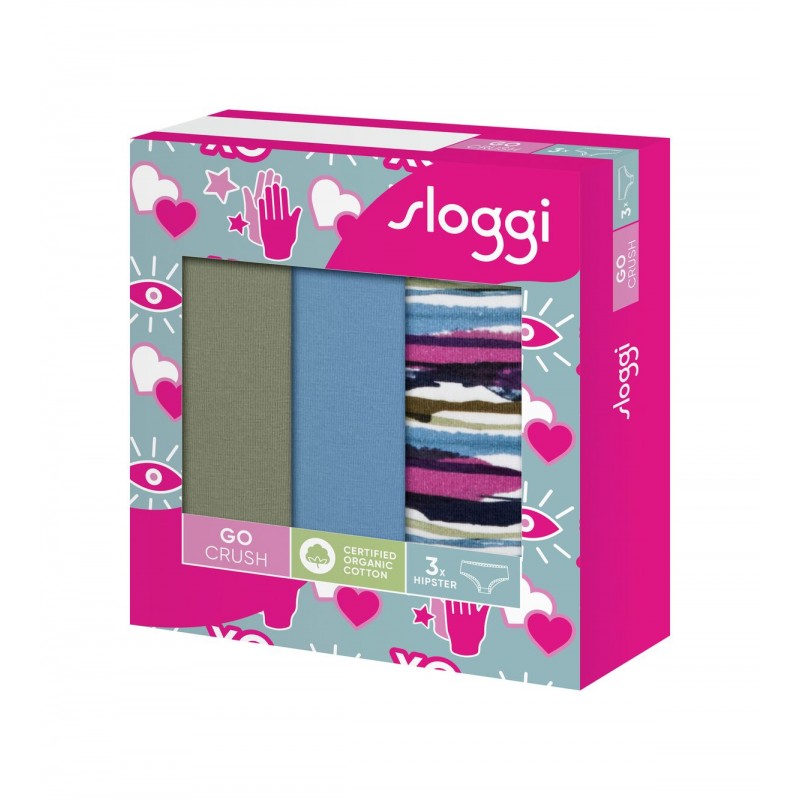 Sloggi Women s Hipster 3 Pack Go Crush H M010