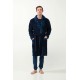 Vamp Men s Fleece Long Robe With Pattern