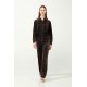 Vamp Women s Velour Tracksuit Brown Color