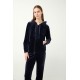 Vamp Women s Velour Tracksuit Blue Color