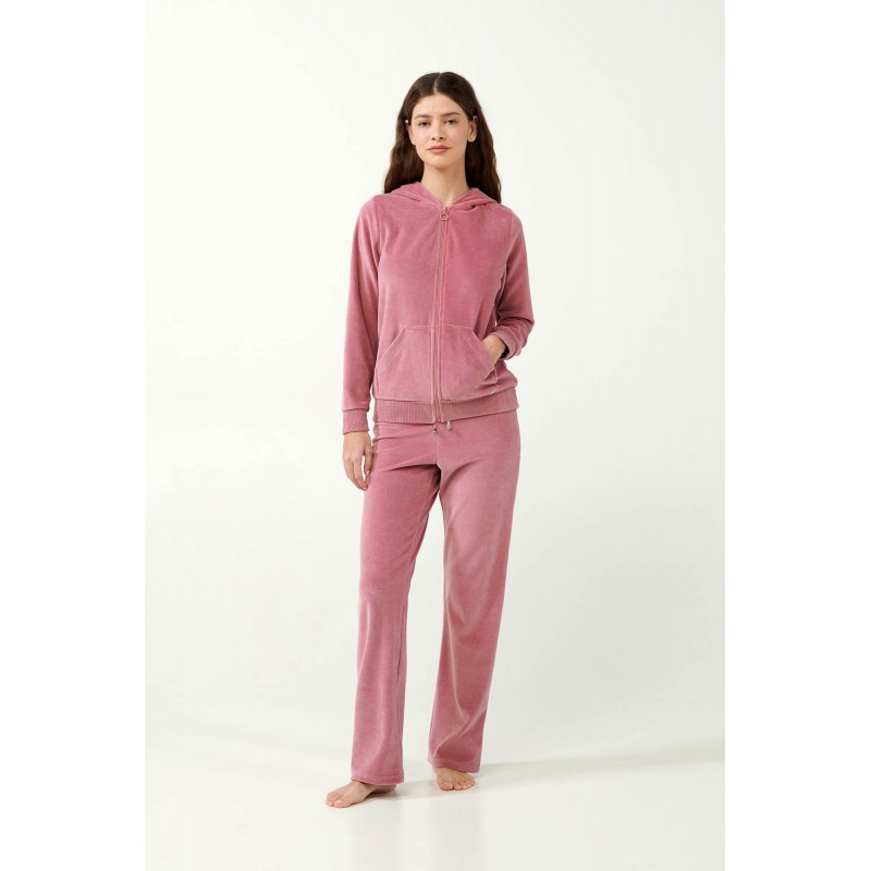 Vamp Women s Velour Tracksuit Pink Nectar