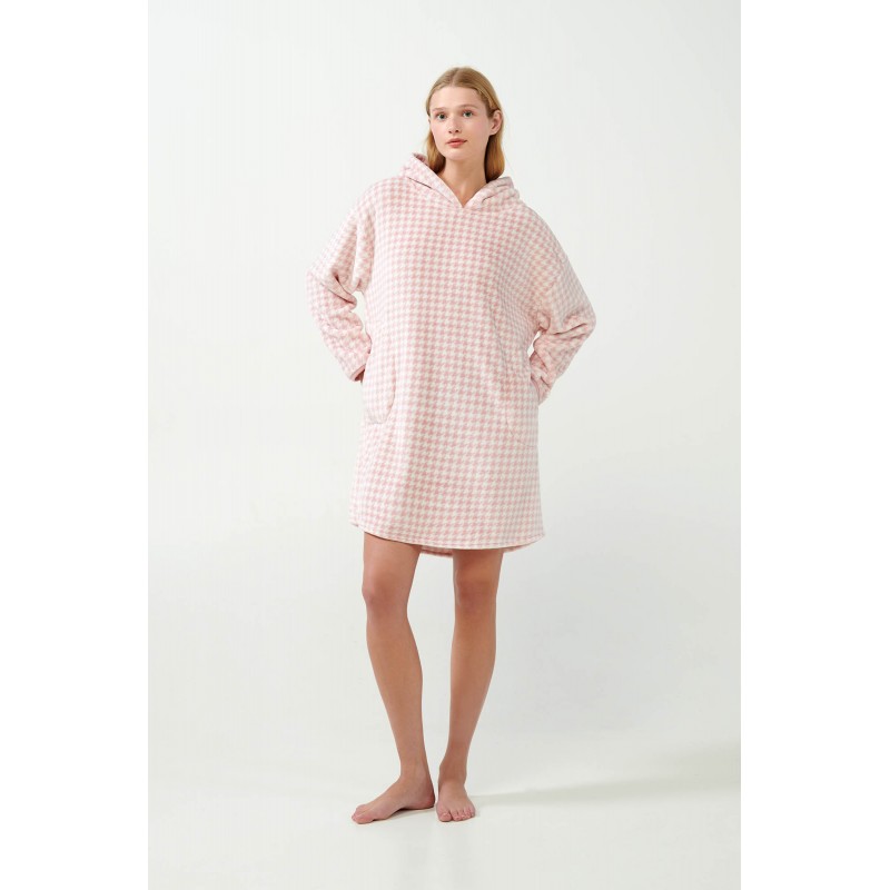 Vamp Women s Fleece Nightdress Pie De Pull