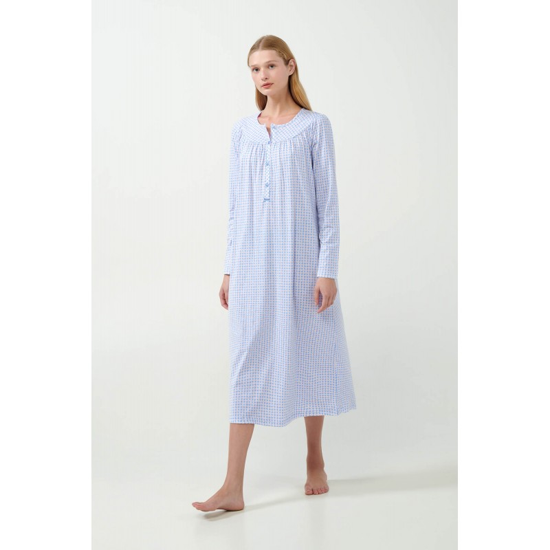 Vamp Women s Cotton Long Classic Nightdress 